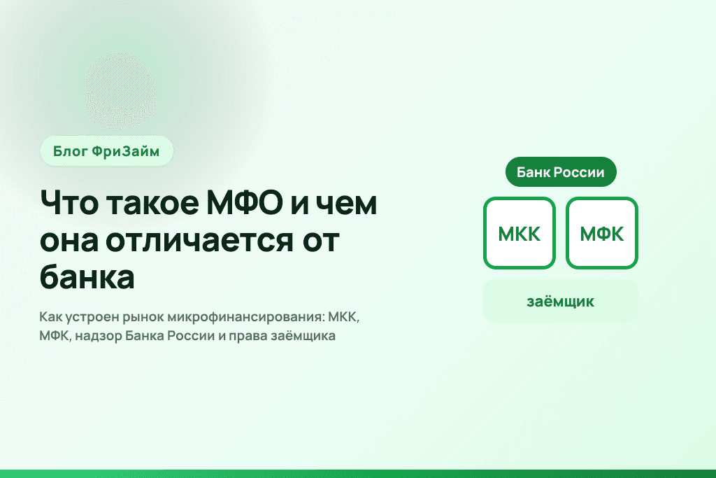 Как устроен рынок микрофинансирования: МКК, МФК, надзор Банка России и права заёмщика