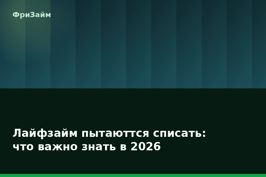 Лайфзайм пытаюттся списать: что важно знать в 2026 — блог ФриЗайм