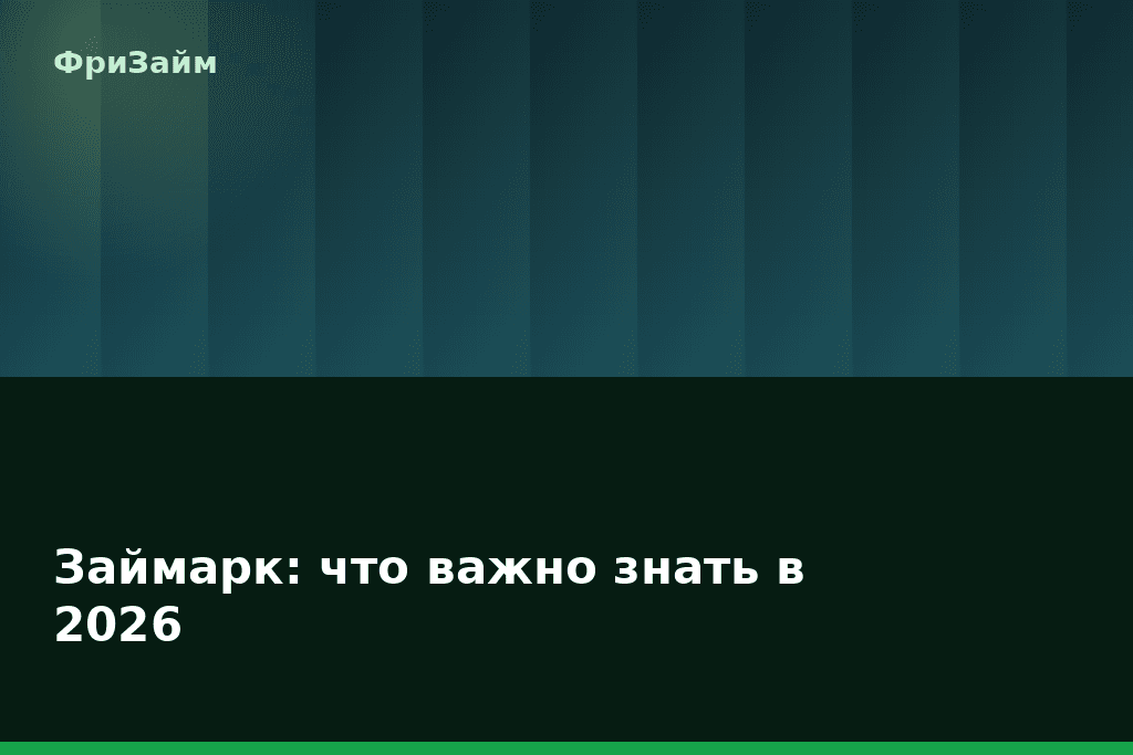 Займарк: что важно знать в 2026 — блог ФриЗайм